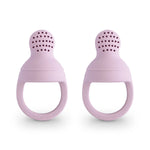 Mushie Silicone Fresh Food Feeder for Safe Self Feeding and Easy Cleaning - Baby & Toddler > Baby Health > Pacifiers & Teethers Silicone Fresh Food Feeder