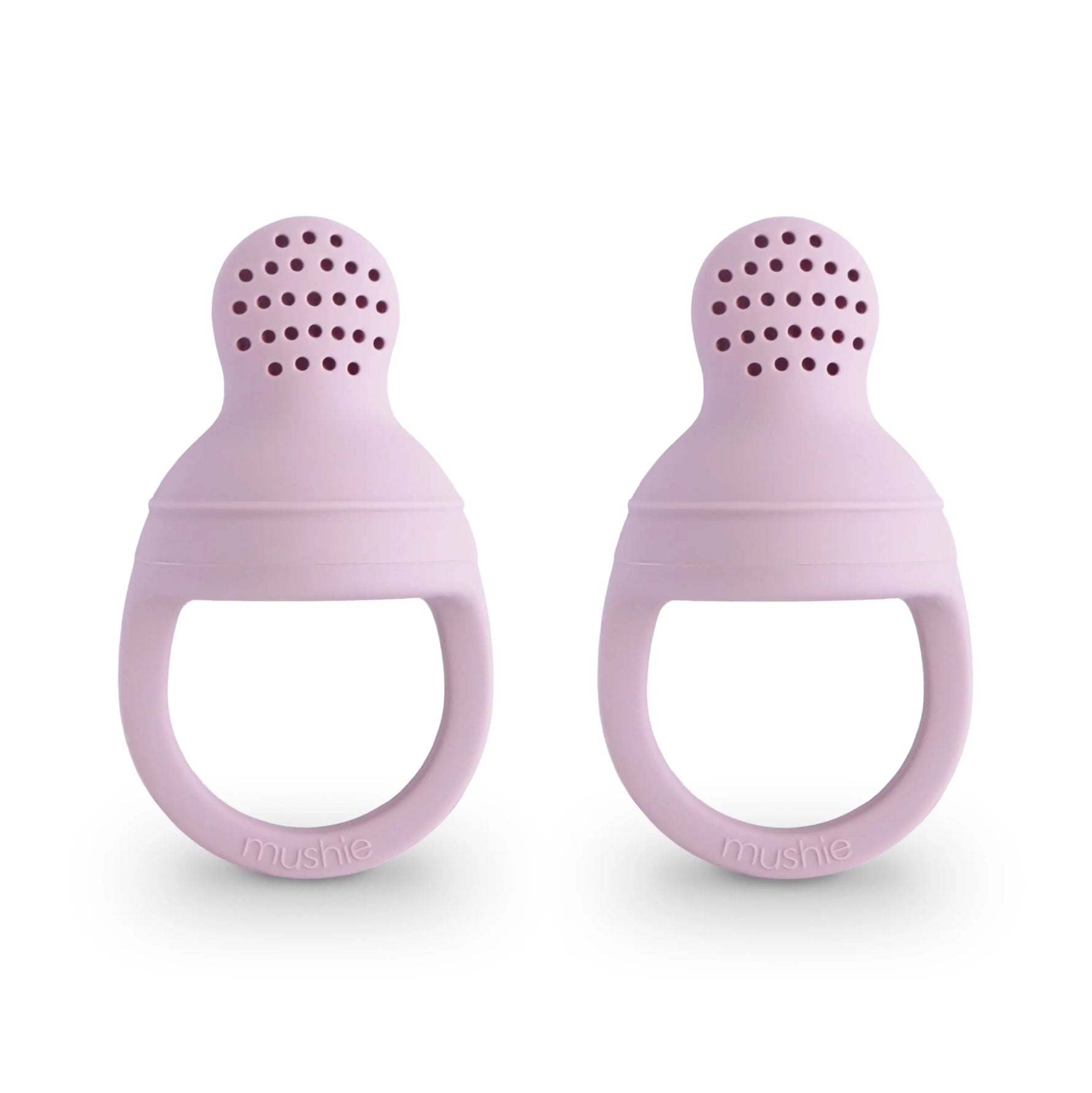 Mushie Silicone Fresh Food Feeder for Safe Self Feeding and Easy Cleaning - Baby & Toddler > Baby Health > Pacifiers & Teethers Silicone Fresh Food Feeder