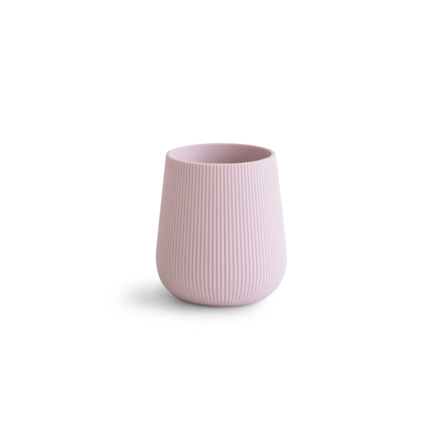 Silicone Starter Cup for Babies with Ribbed Texture and Weighted Base for Easy Transition from Bottle to Cup Mushie