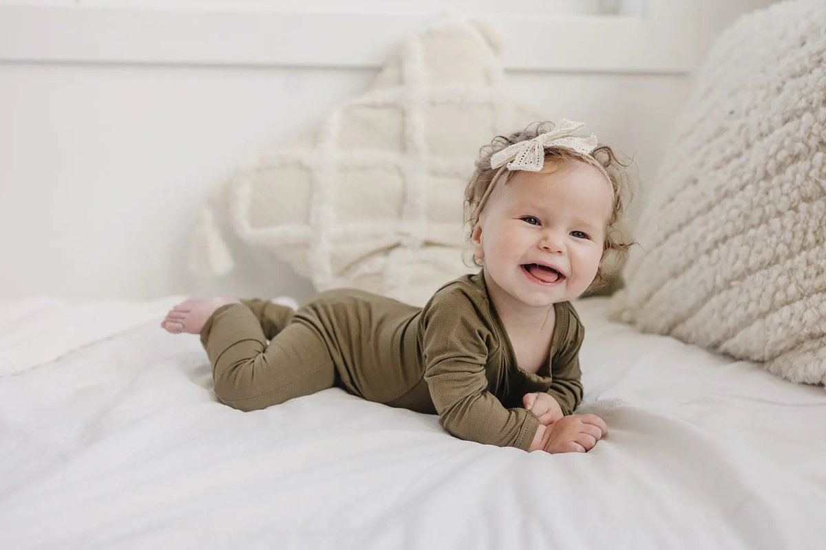 Little Joy Co. Solid Bamboo Zippy Pajamas - more colors - Everetts Place Boutique - 