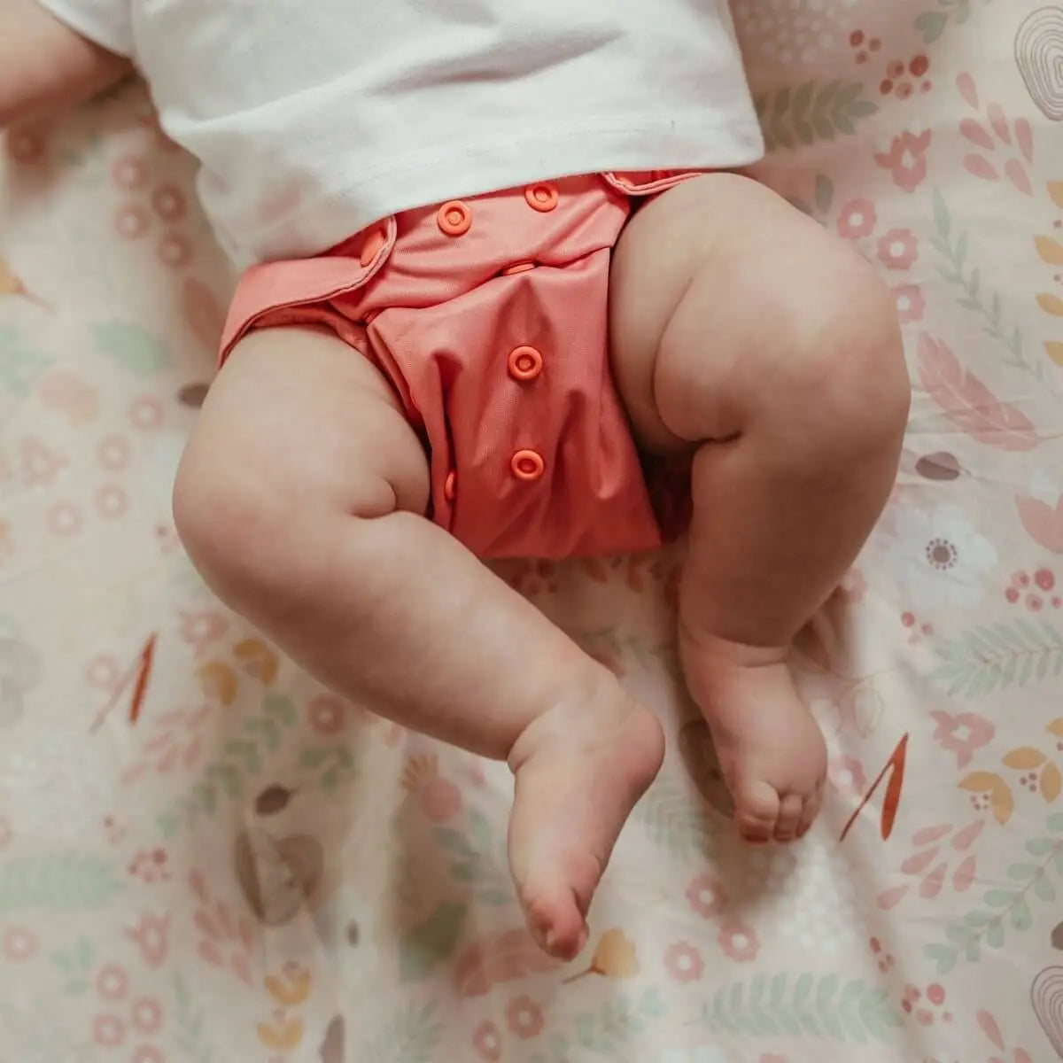 Kinder Cloth Diaper Co. - Solid Color: Essentials Pocket Cloth Diaper with Athletic Wicking Jersey, Grows with your Baby -