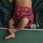 Kinder Cloth Diaper Co. - Solid Color: Essentials Pocket Cloth Diaper with Athletic Wicking Jersey, Grows with your Baby -