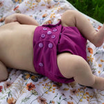Kinder Cloth Diaper Co. - Solid Color: Essentials Pocket Cloth Diaper with Athletic Wicking Jersey, Grows with your Baby -