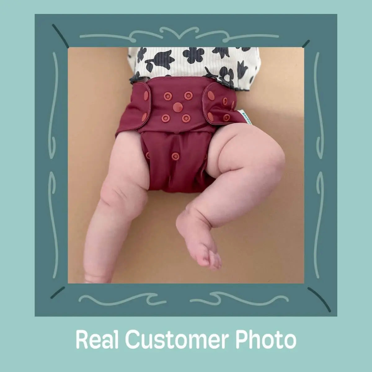 Kinder Cloth Diaper Co. - Solid Color: Essentials Pocket Cloth Diaper with Athletic Wicking Jersey, Grows with your Baby -