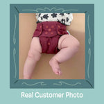 Kinder Cloth Diaper Co. - Solid Color: Essentials Pocket Cloth Diaper with Athletic Wicking Jersey, Grows with your Baby -