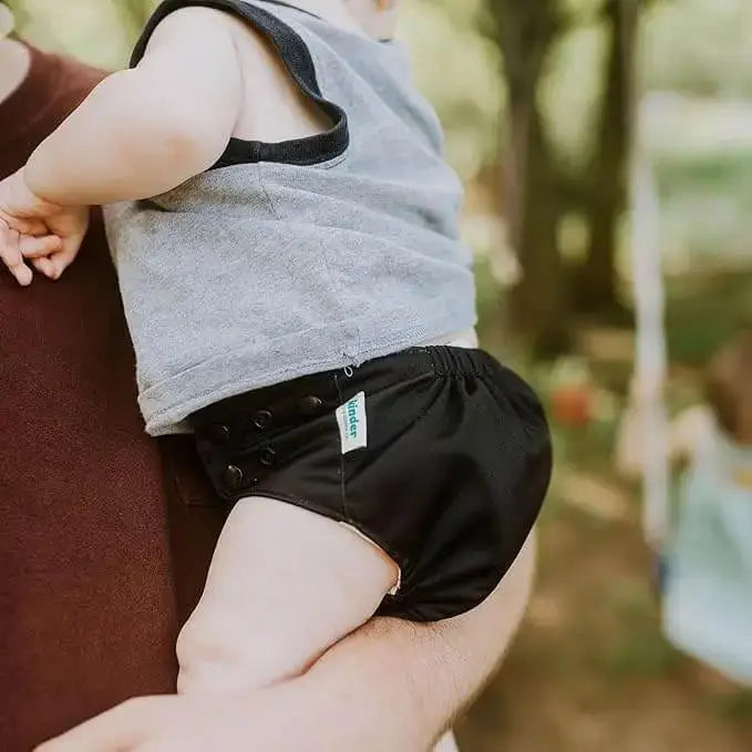 Kinder Cloth Diaper Co. - Solid Color: Essentials Pocket Cloth Diaper with Athletic Wicking Jersey, Grows with your Baby -
