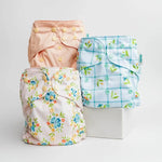 Kinder Cloth Diaper Co. - Solid Color: Essentials Pocket Cloth Diaper with Athletic Wicking Jersey, Grows with your Baby -