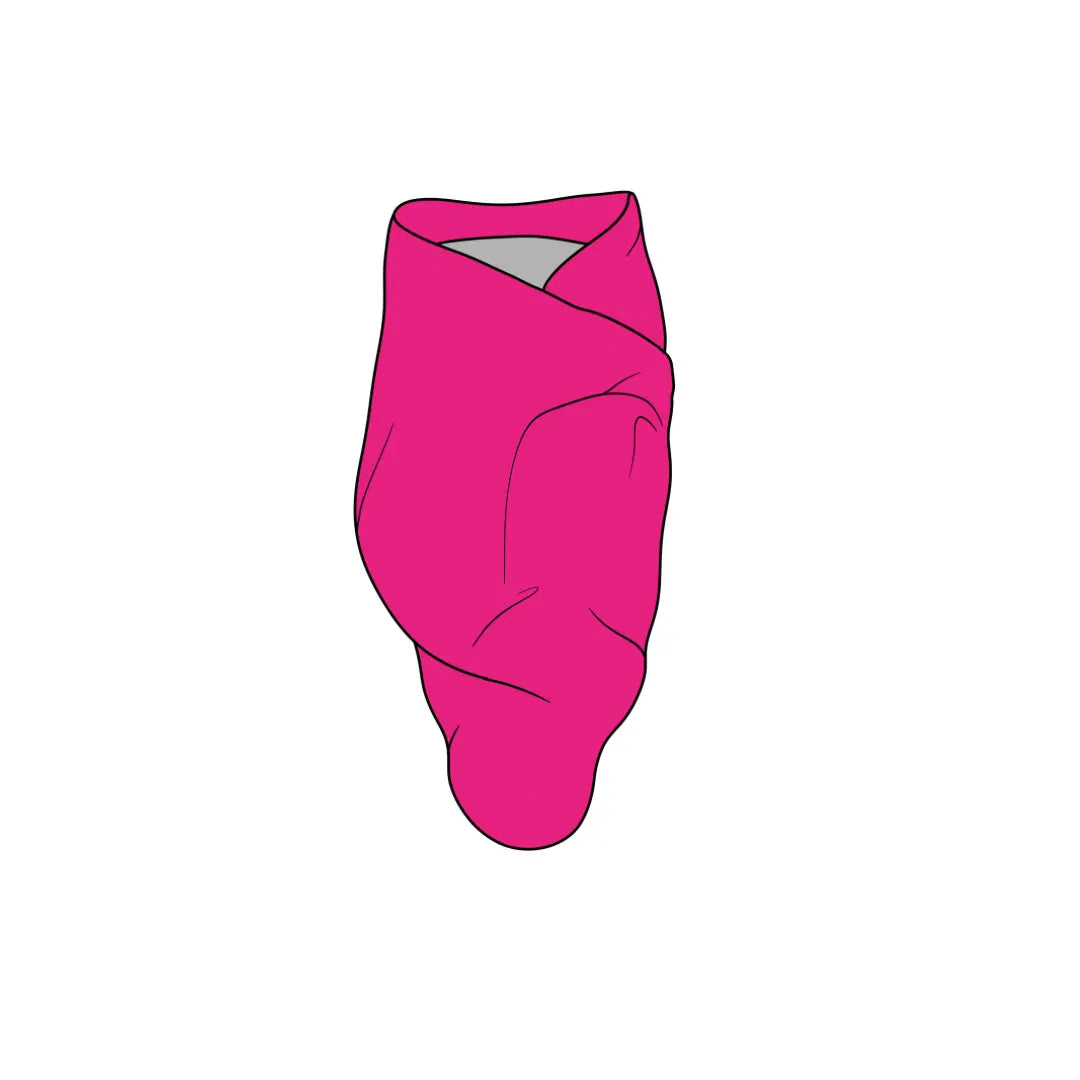 Solid Pink Sheriff, Bamboo Spandex Swaddle Miller & Co. Everetts Place Boutique