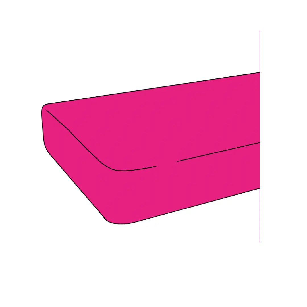 Solid Pink Sheriff, Crib Sheet Miller & Co. Everetts Place Boutique