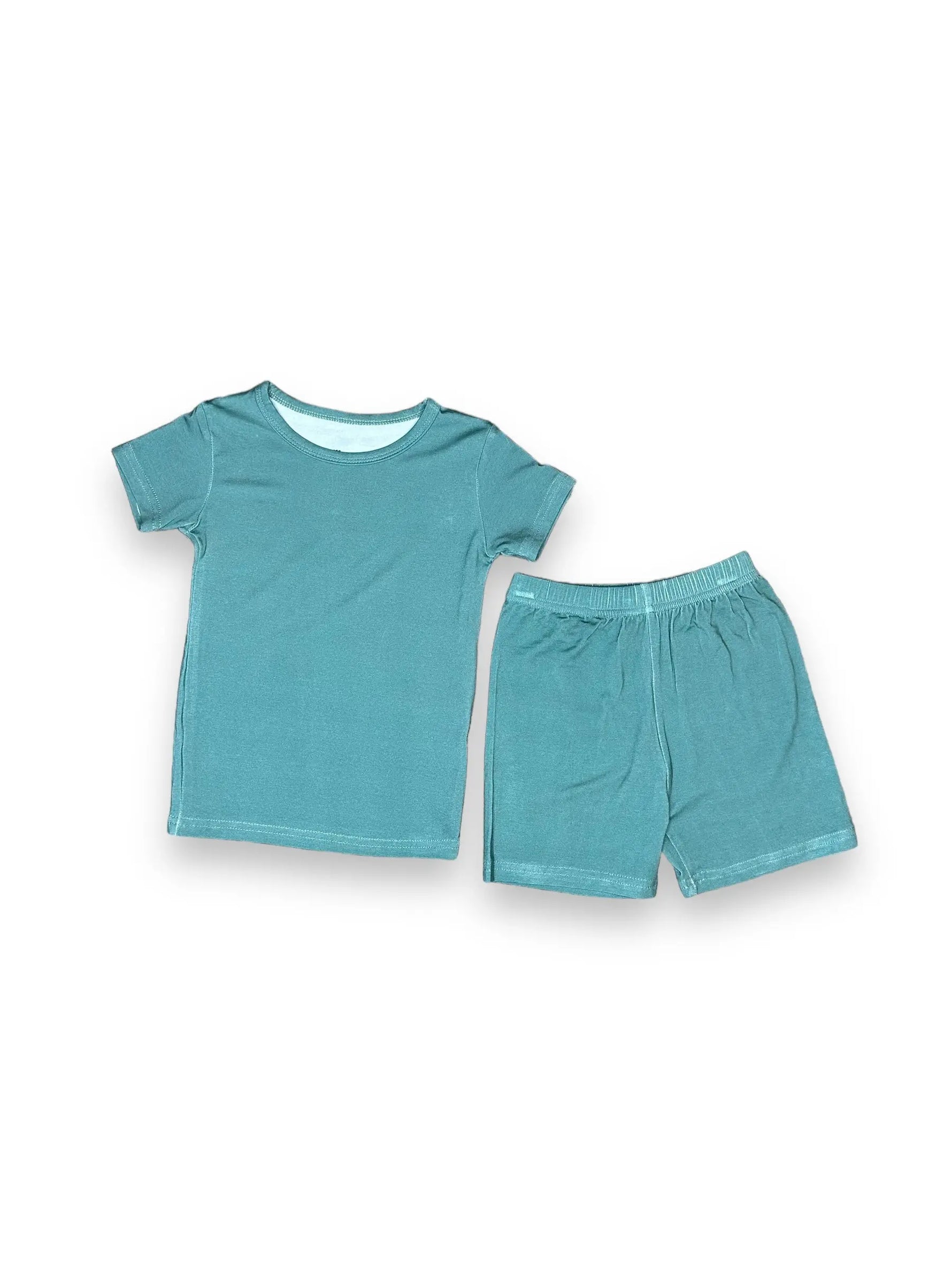 Solid Trash Truck, Bamboo Two Piece Short Sleeve & Shorts Pajama Set Miller & Co. Everetts Place Boutique
