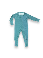 Solid Trash Truck, Bamboo Zipper Footie Miller & Co. Everetts Place Boutique