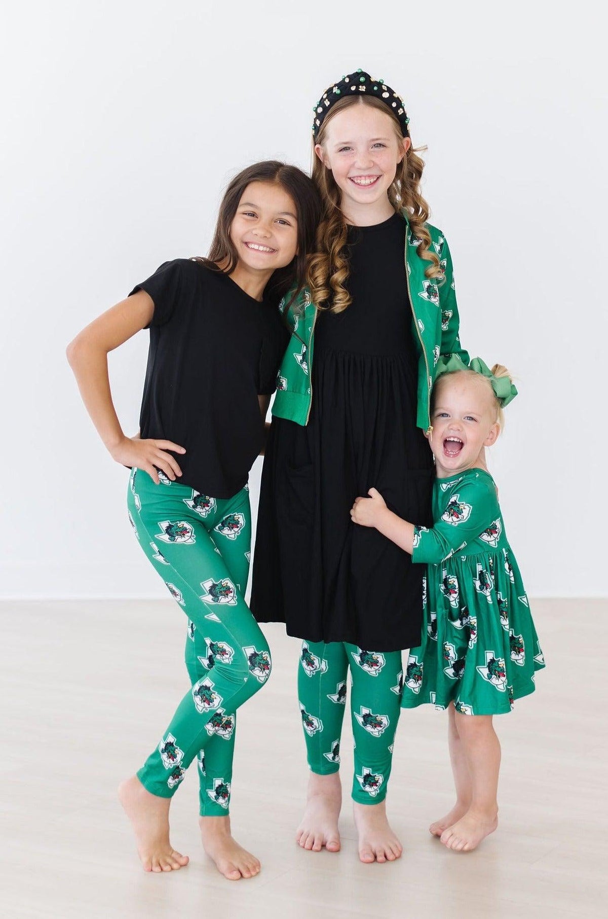 Southlake Carroll Dragons 3/4 Sleeve Pocket Twirl Dress by Mila & Rose ®