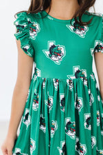 Southlake Carroll Dragons Flutter Twirl Dress For Girls - Everetts Place Boutique - 