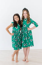 Southlake Carroll Dragons Flutter Twirl Dress For Girls - Everetts Place Boutique - 