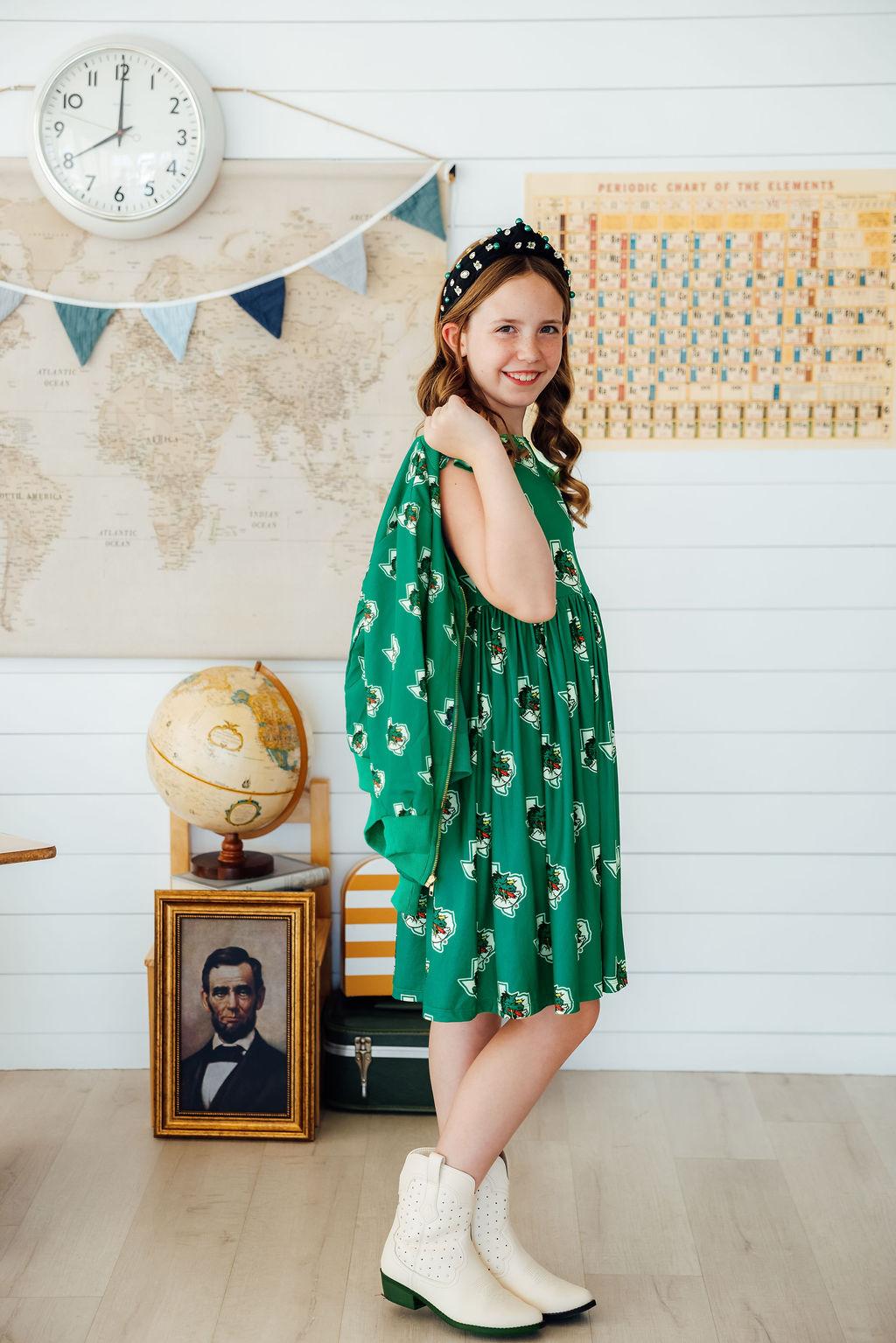Southlake Carroll Dragons Flutter Twirl Dress by Mila & Rose ®