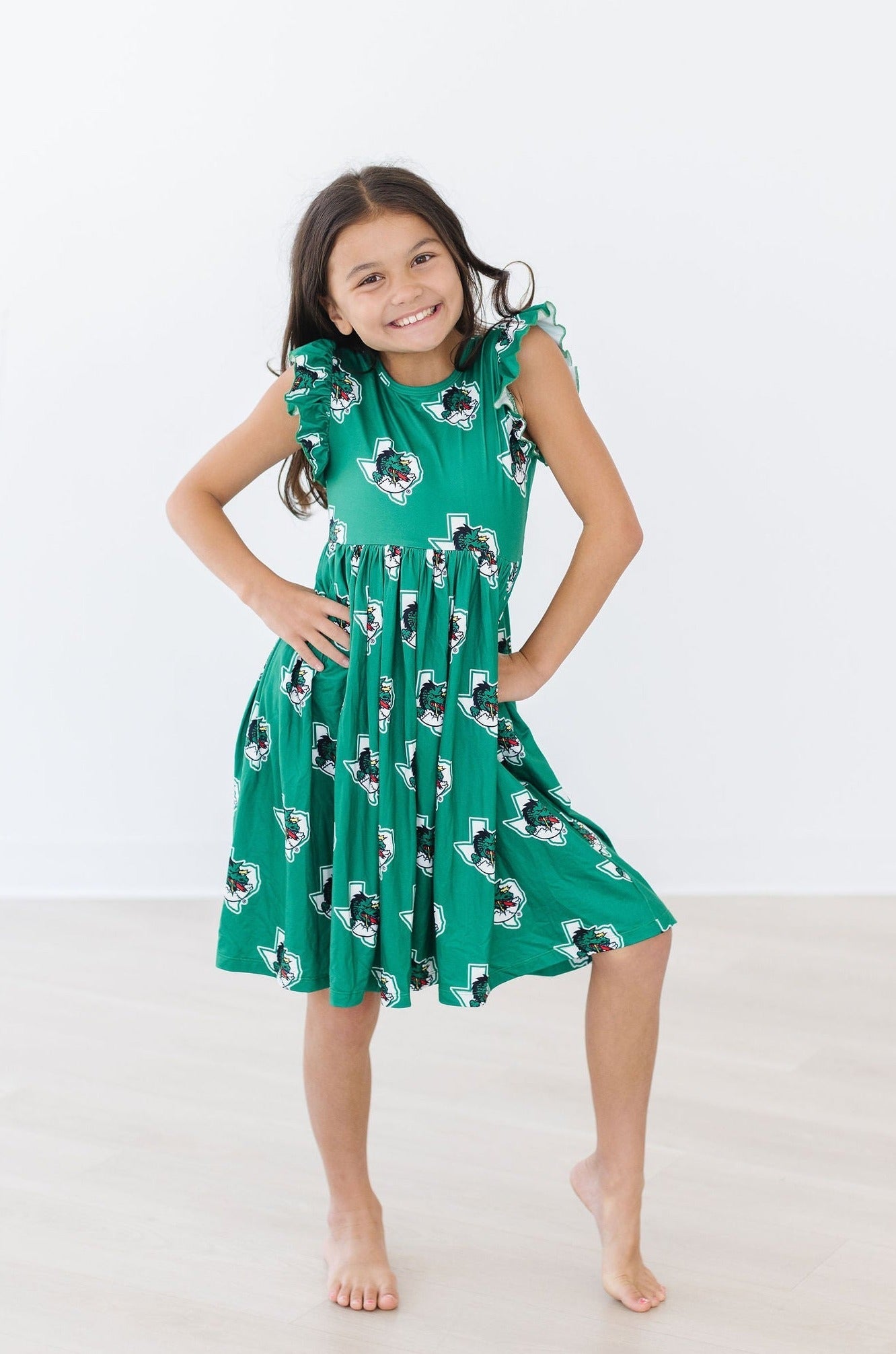 Southlake Carroll Dragons Flutter Twirl Dress by Mila & Rose ®