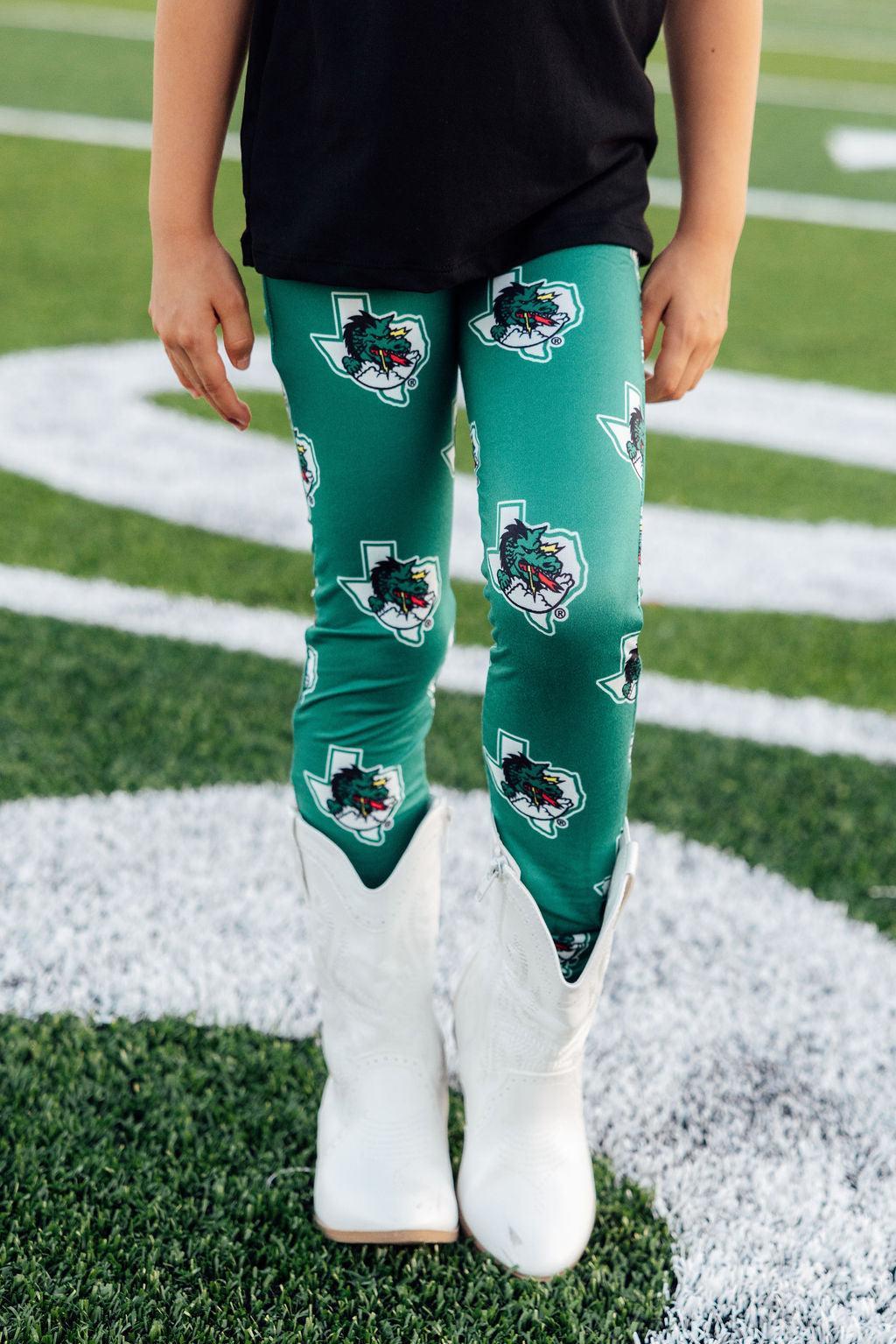 Mila & Rose Southlake Carroll Dragons baby leggings.