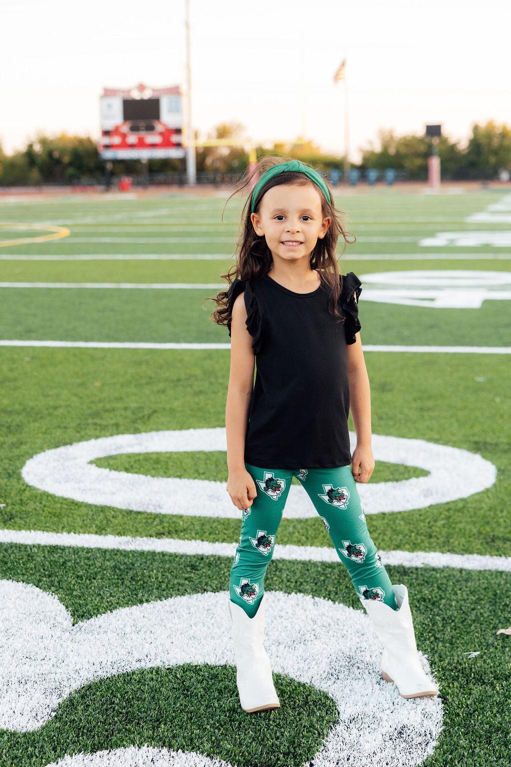 Mila & Rose Southlake Carroll Dragons kids leggings