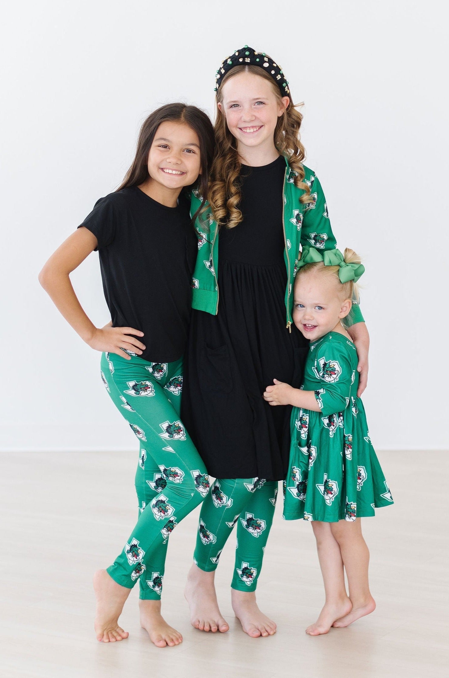 Mila & Rose Southlake Carroll Dragons baby leggings