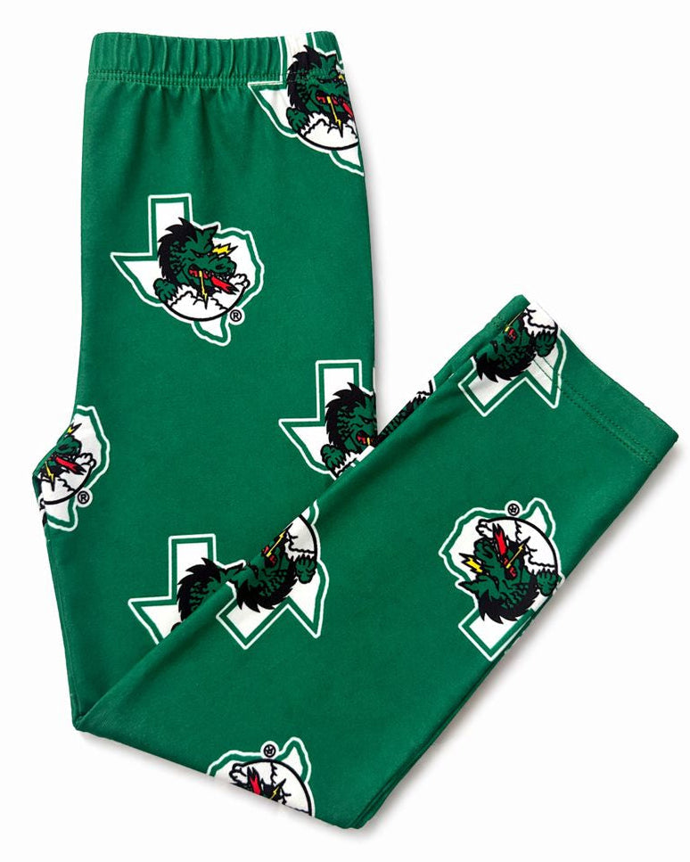 Mila & Rose Southlake Carroll Dragons organic baby leggings