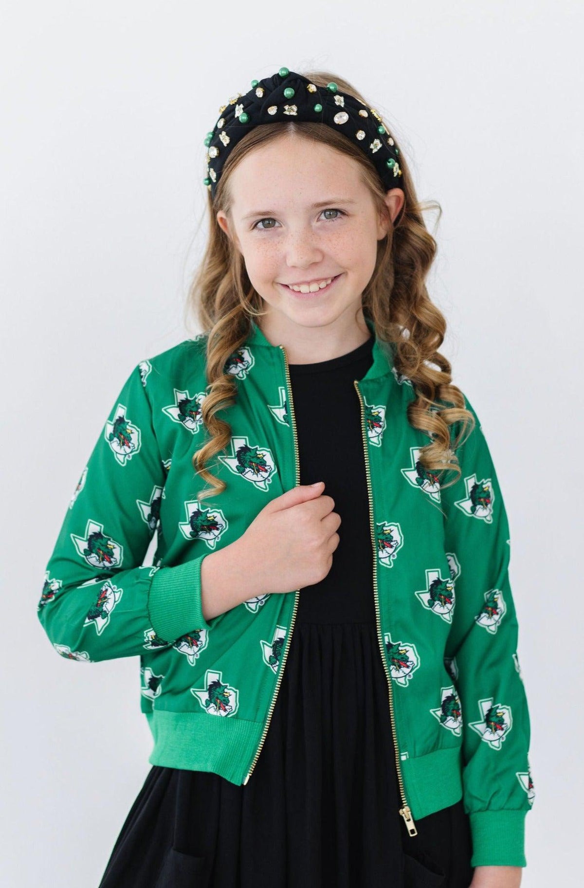 Southlake Carroll Dragons Satin Jacket by Mila & Rose ®