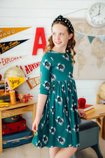 Mila & Rose ® Southlake Carroll Dragons Three Quarter Sleeve Twirl Dress - Apparel & Accessories > Clothing > Dresses Twirl Pocket Dress 3/4