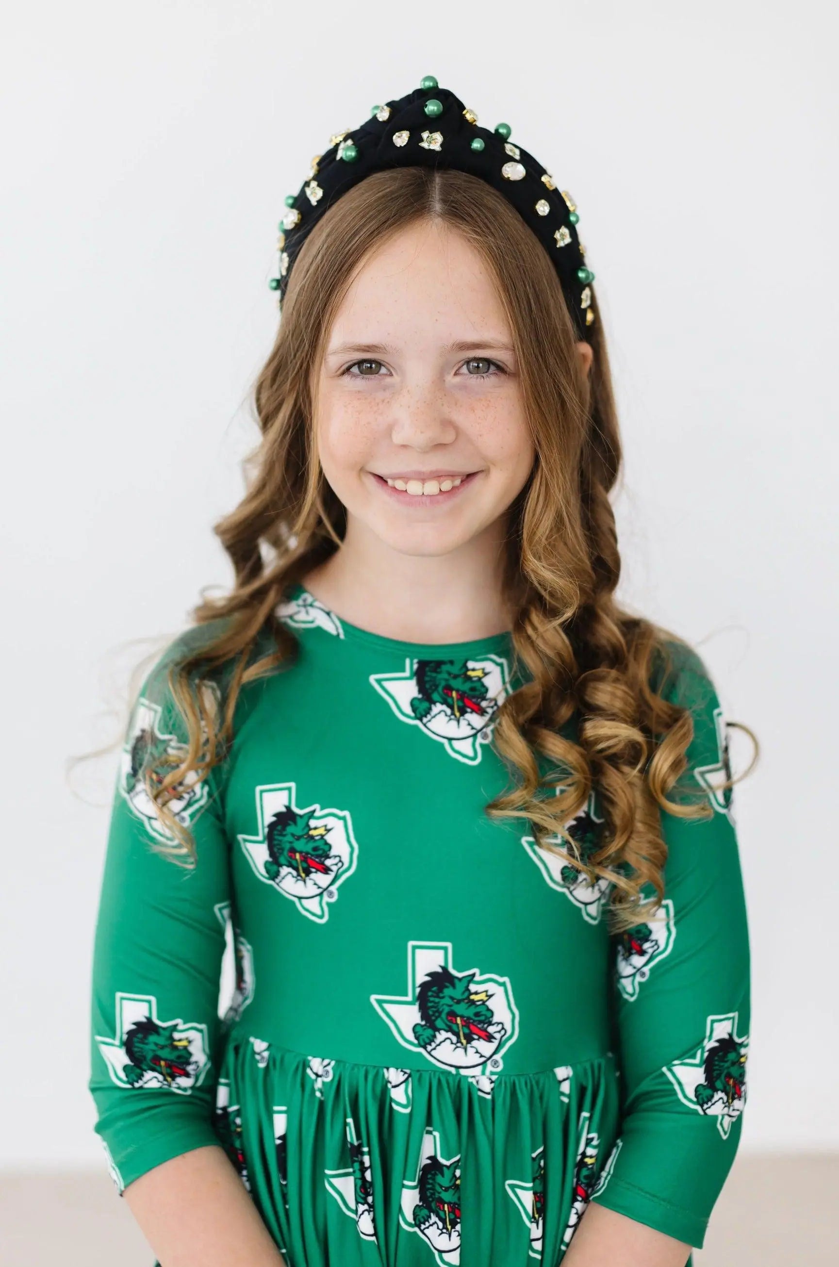 Mila & Rose ® Southlake Carroll Dragons Three Quarter Sleeve Twirl Dress - Apparel & Accessories > Clothing > Dresses Twirl Pocket Dress 3/4