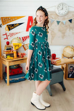 Mila & Rose ® Southlake Carroll Dragons Three Quarter Sleeve Twirl Dress - Apparel & Accessories > Clothing > Dresses Twirl Pocket Dress 3/4