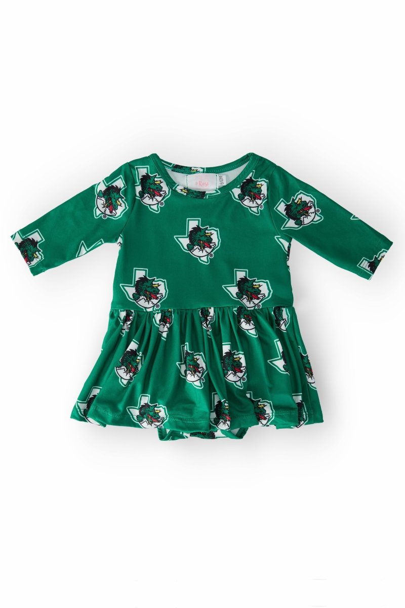 Southlake Carroll Dragons Twirl Bodysuit Baby Girls - Everetts Place Boutique - 