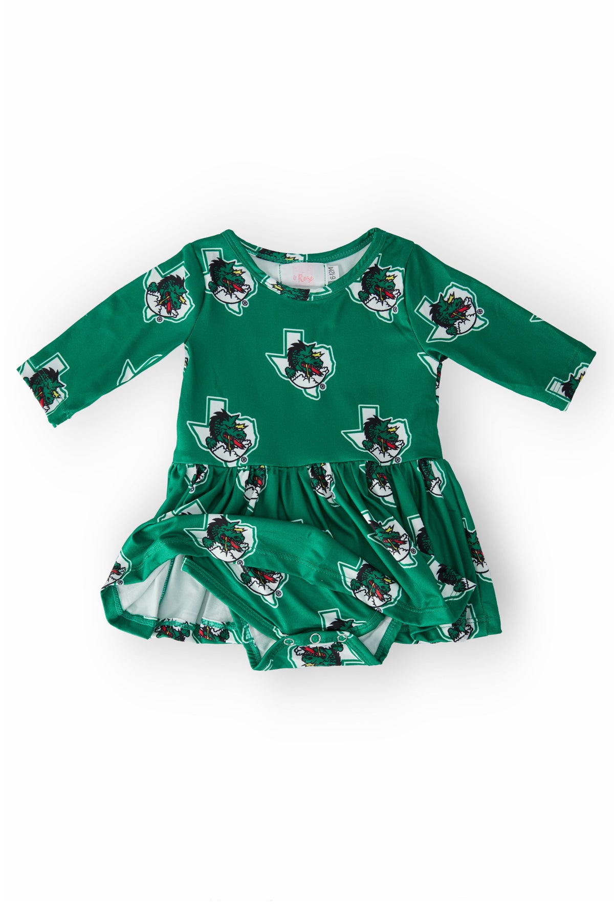 SALE Southlake Carroll Dragons 3/4 Sleeve Twirl Bodysuit by Mila & Rose ®