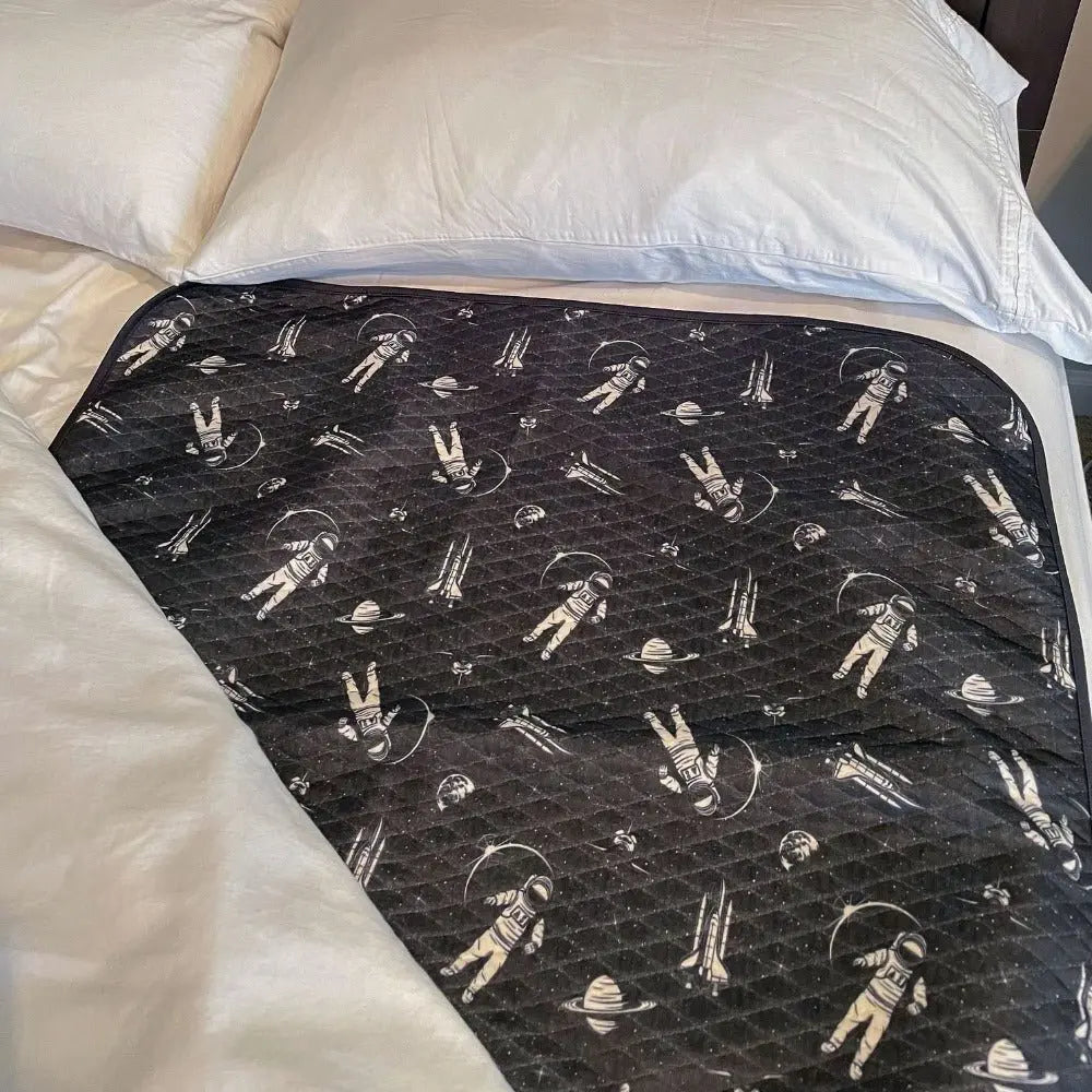 Mattress Pad - Space Race - Linens, Silver, Bed sheet, Duvet, Bedding | Everetts Place
