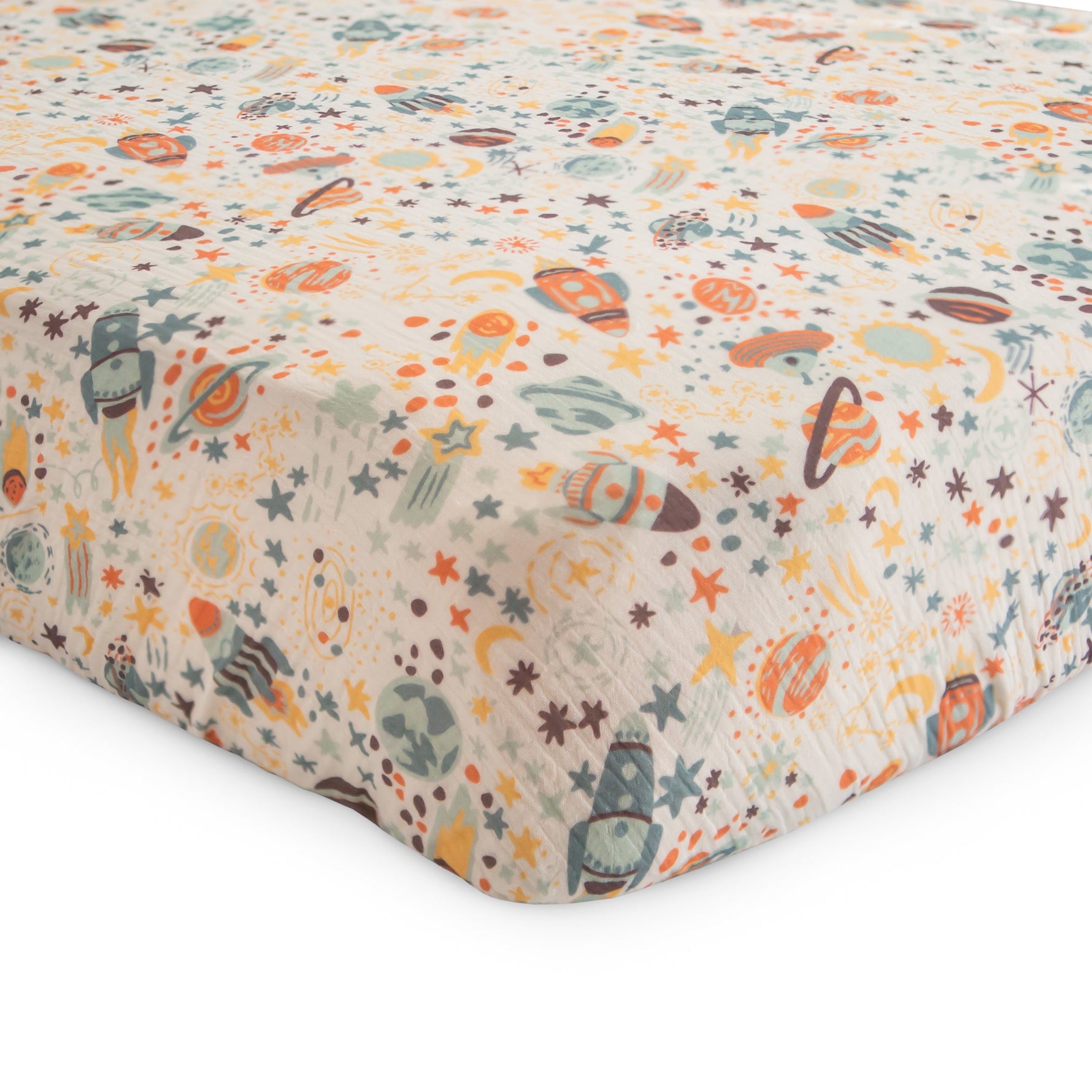 Extra Soft Muslin Crib Sheet by Mushie