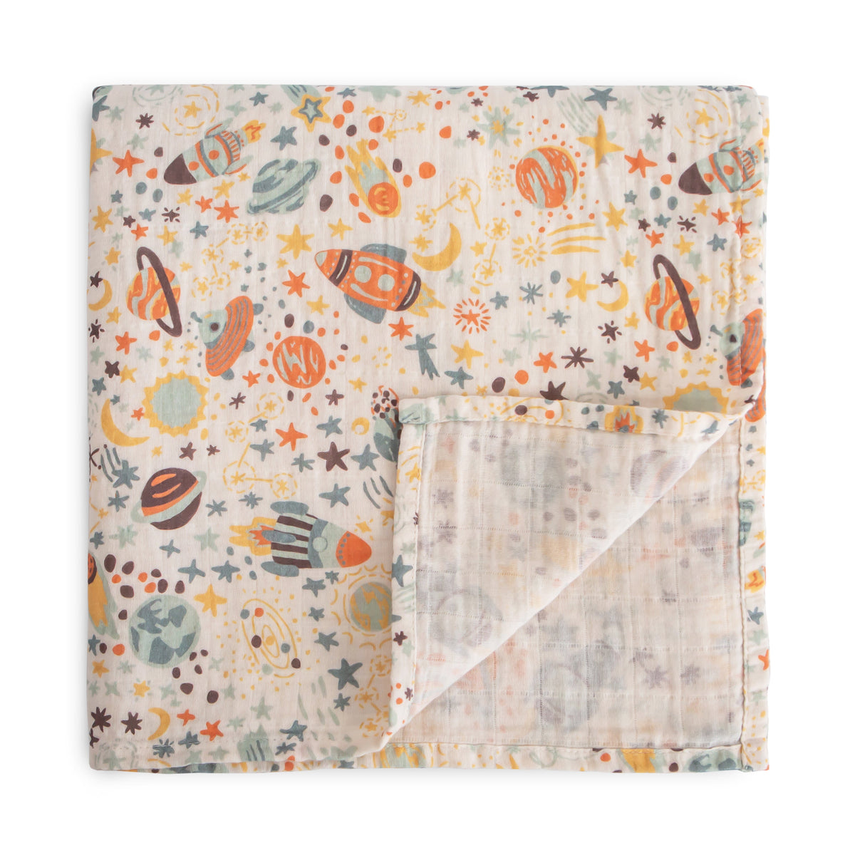 Organic Cotton Muslin Swaddle Blanket by Mushie
