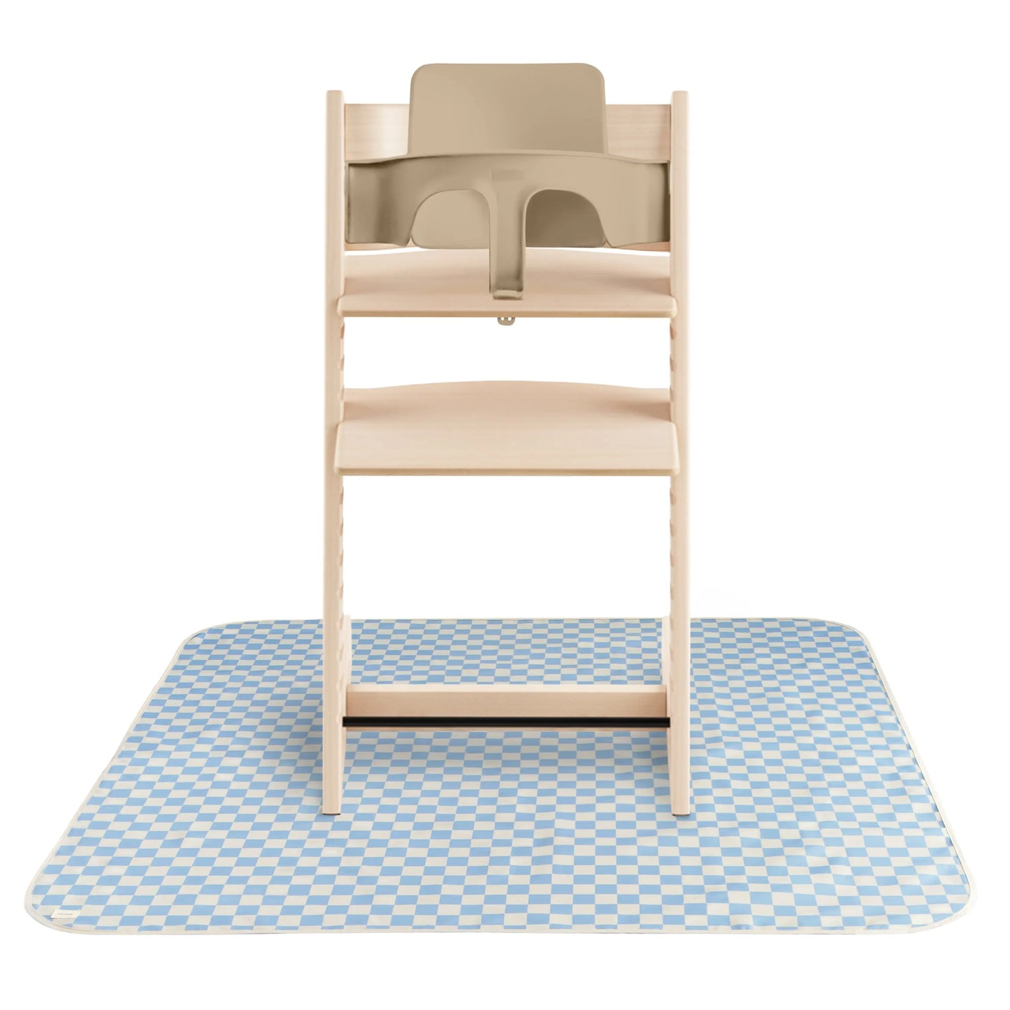 Splat Mat for High Chairs and Arts and Crafts Water Resistant Polyester Easy to Clean Machine Washable Mushie