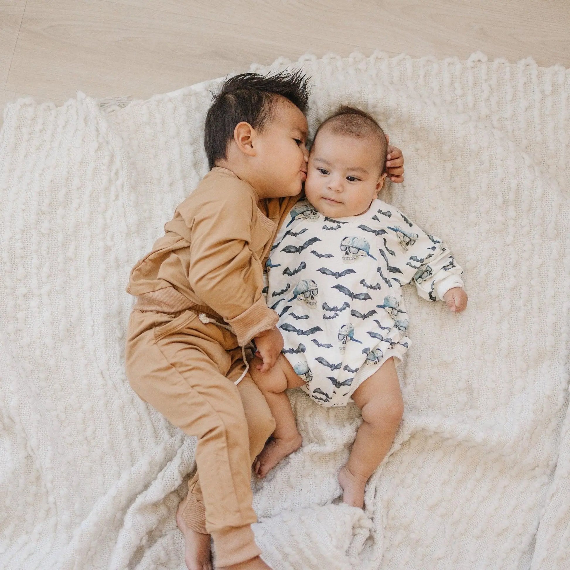 Spooky Bro Bamboo Bubble Romper or Crewneck Sweatshirt Little Joy Co. Everetts Place: Online Boutique