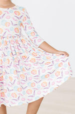 Spooky Sweetheart Halloween Pocket Twirl Dress For Toddlers - Everetts Place Boutique - 