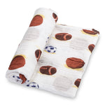 Go Sports! Swaddle Blanket by LollyBanks