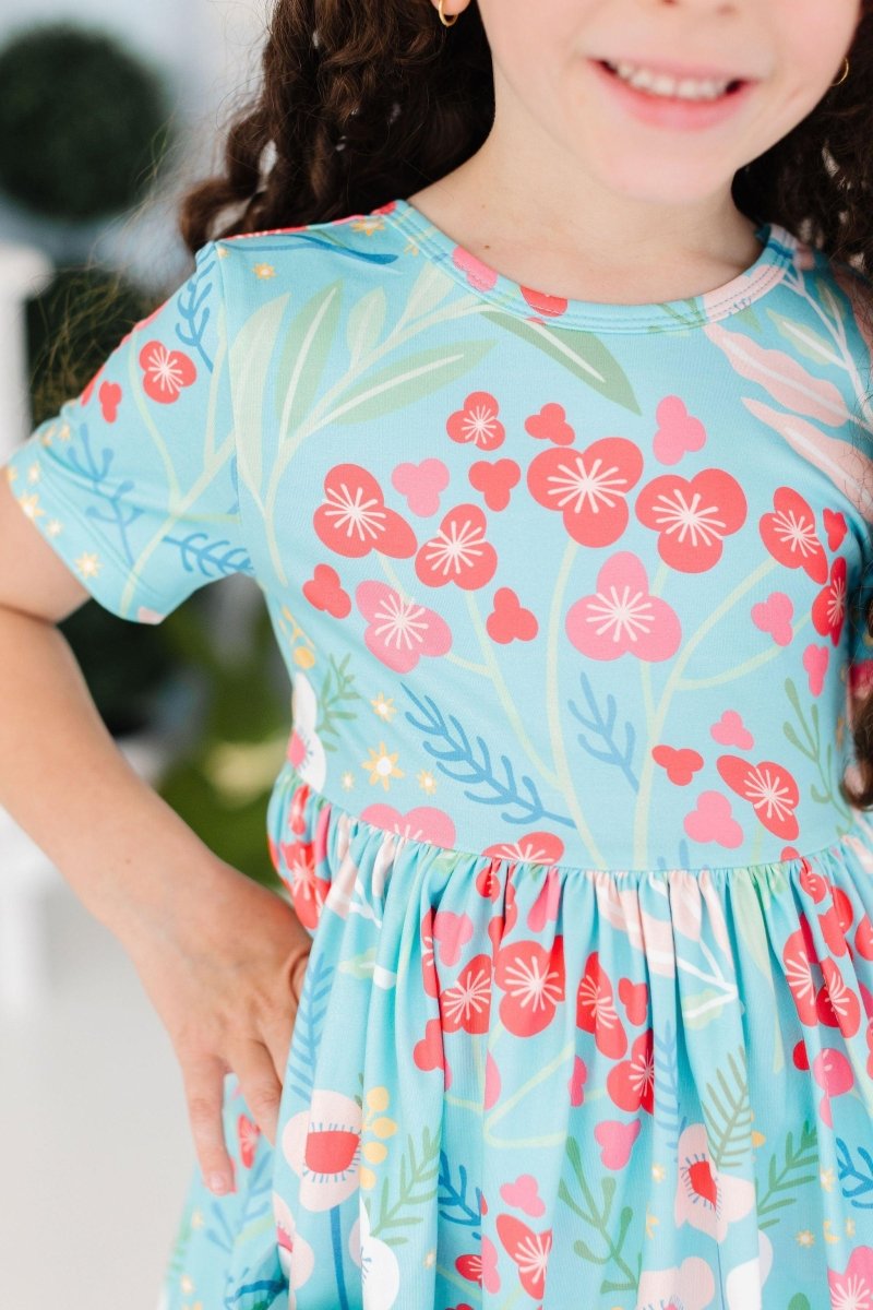 Spring Breeze Short Sleeve Pocket Twirl Dress Mila Rose - Everetts Place Boutique - 