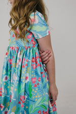 Spring Breeze Short Sleeve Pocket Twirl Dress Mila Rose - Everetts Place Boutique - 