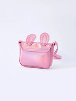 Rylee Faith Designs Spring Bunny Ear Pink Girl Crossbody Bag - 