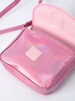 Rylee Faith Designs Spring Bunny Ear Pink Girl Crossbody Bag - 