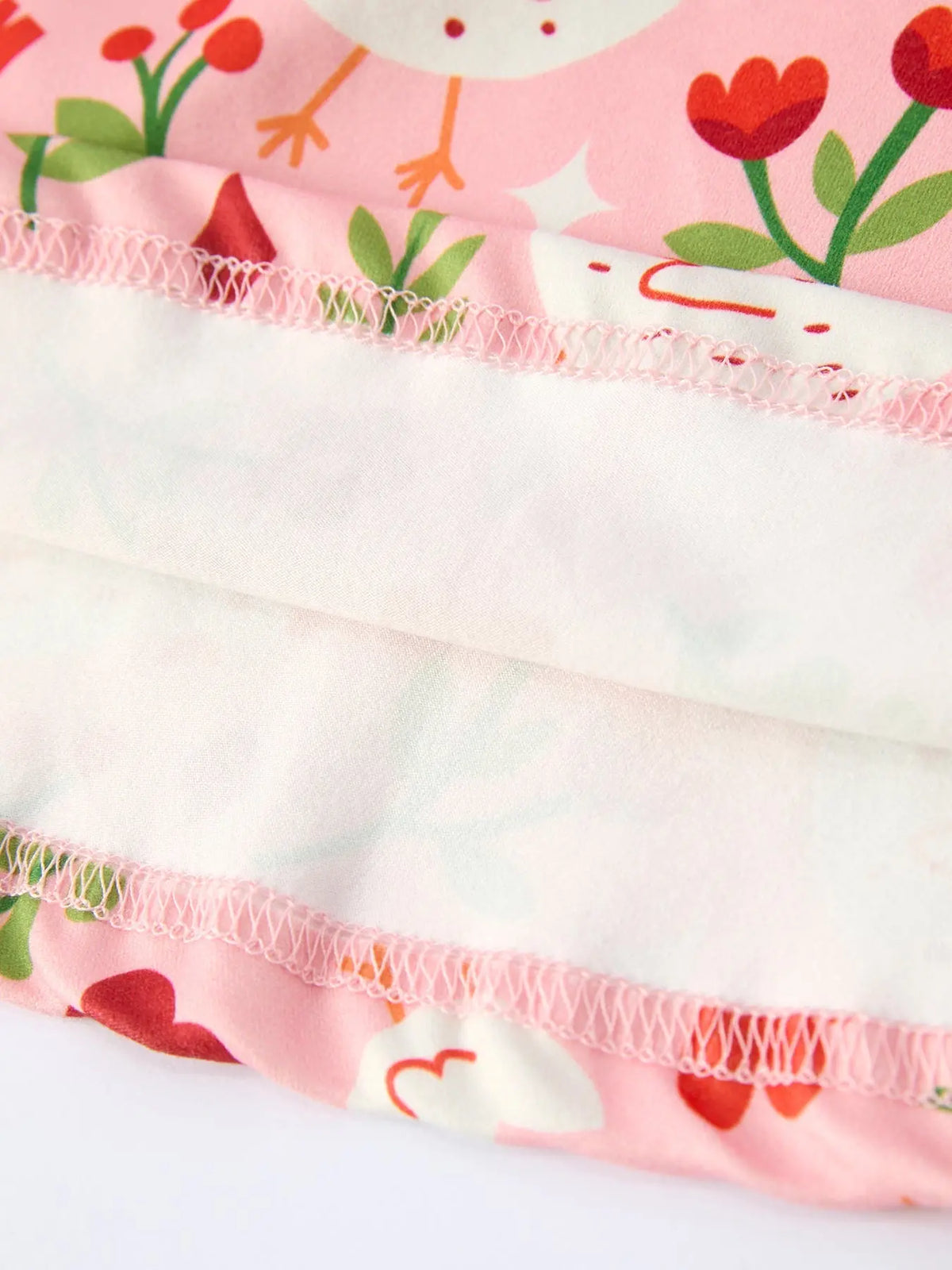 Rylee Faith Designs Spring Chicken Floral Farm Print Girls Dress - 