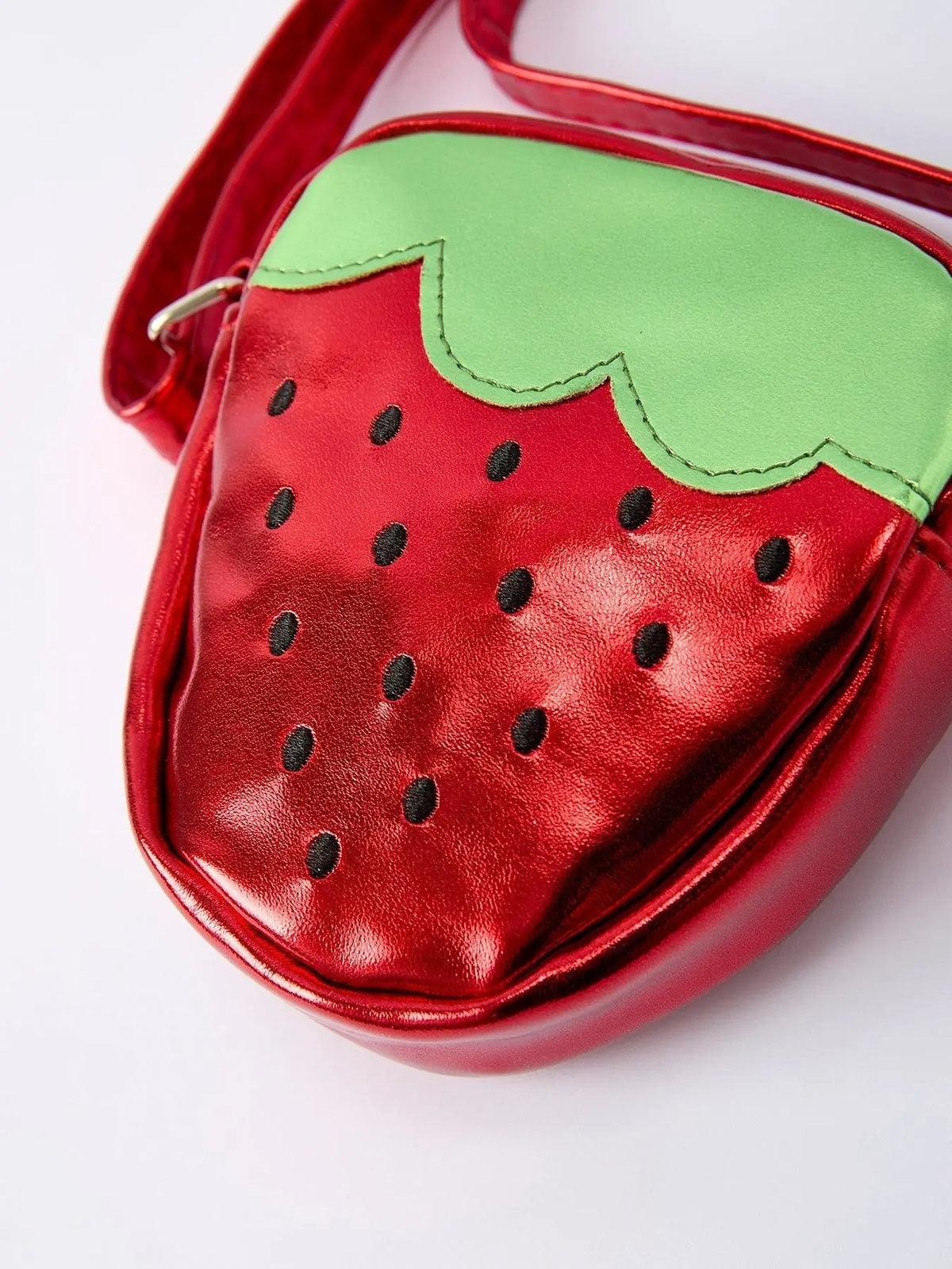 Rylee Faith Designs Spring Strawberry Girl Crossbody Bag - 