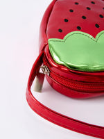 Rylee Faith Designs Spring Strawberry Girl Crossbody Bag - 