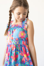 Springing Around Ruffle Cross Back Dress Mila And Rose Mila & Rose ® Everetts Place: Online Boutique