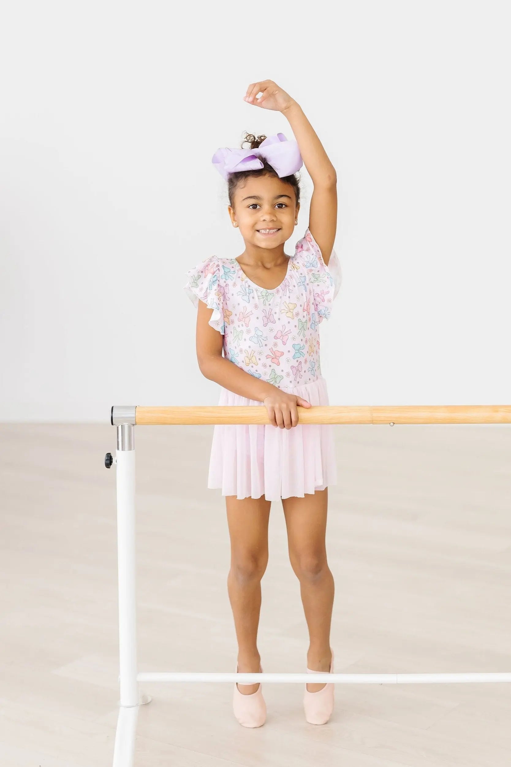 Springtime Bows Twirl Leotard For Little Dancers Girls Mila & Rose ® Everetts Place: Online Boutique