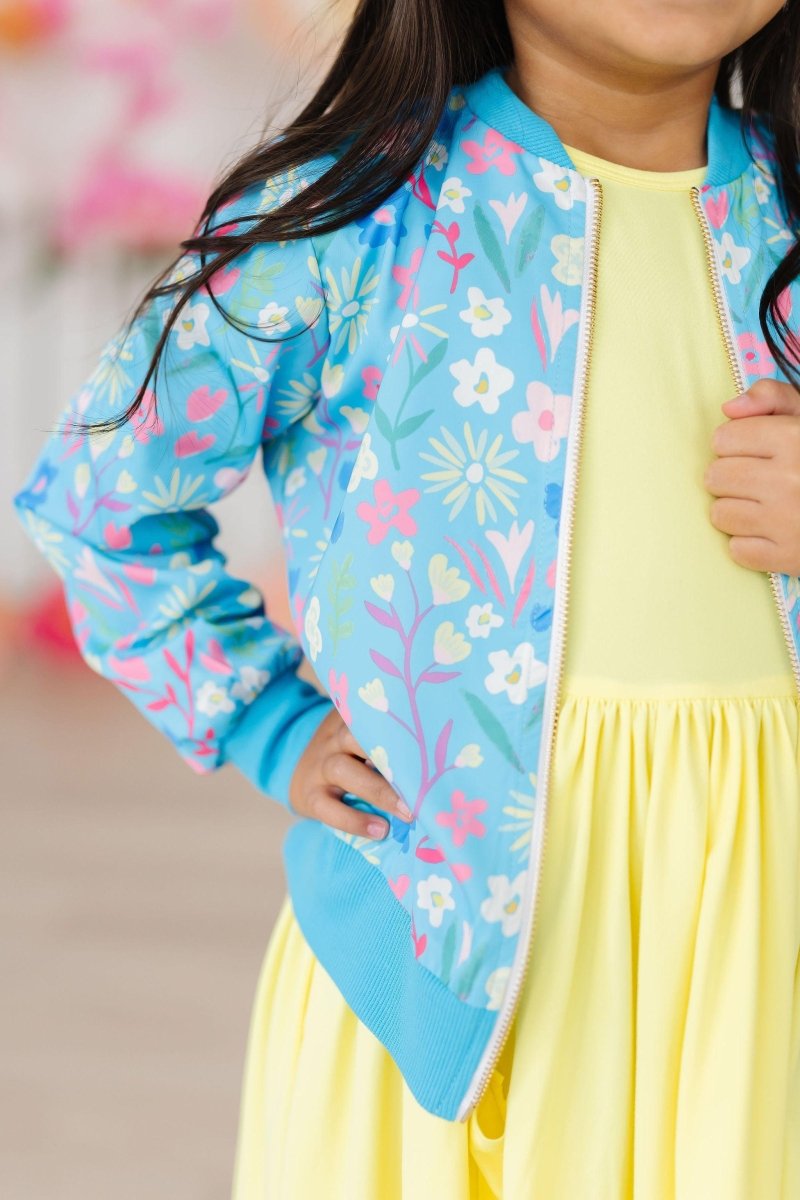 Springtime Splendor Satin Jacket Mila And Rose Collection - Everetts Place Boutique - Satin Jacket