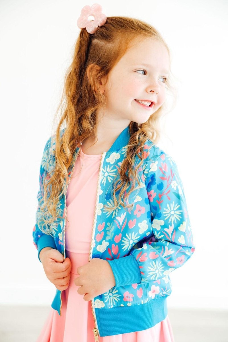 Springtime Splendor Satin Jacket Mila And Rose Collection - Everetts Place Boutique - Satin Jacket