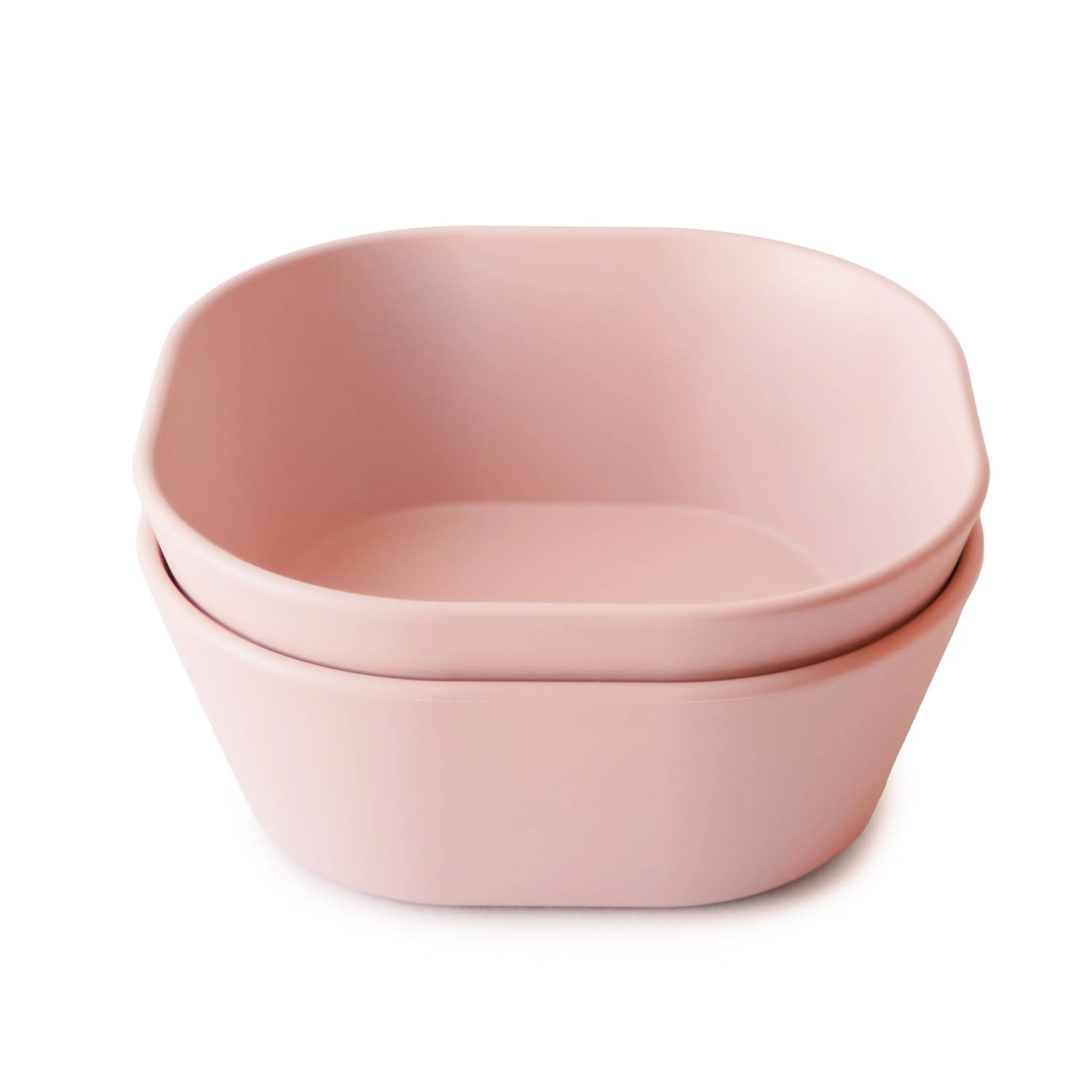 Square Dinnerware Bowls for Babies BPA Free Microwave and Dishwasher Safe Soft Colored Design Mushie Everetts Place: Online Boutique