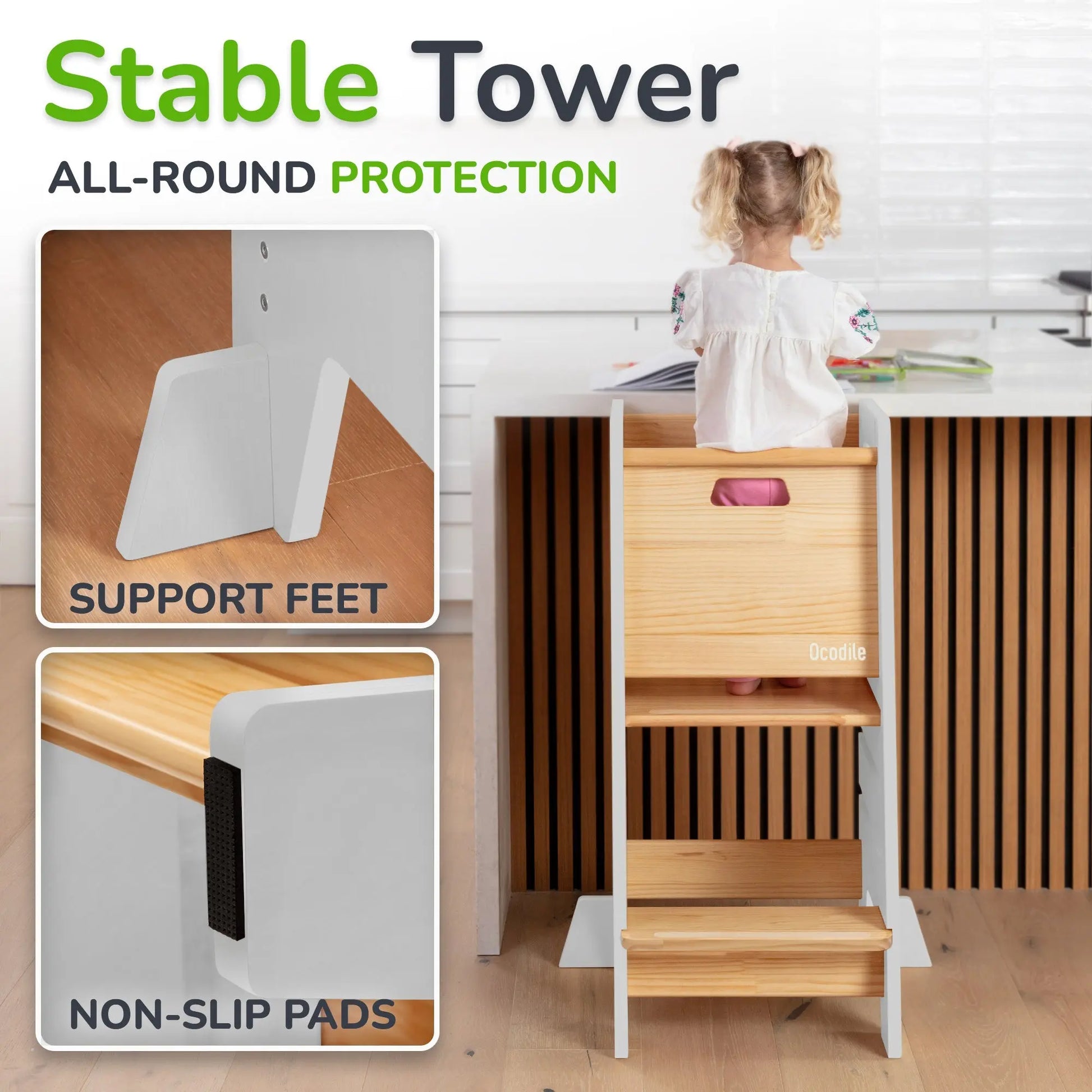 Standing Tower with Door Ocodile.com